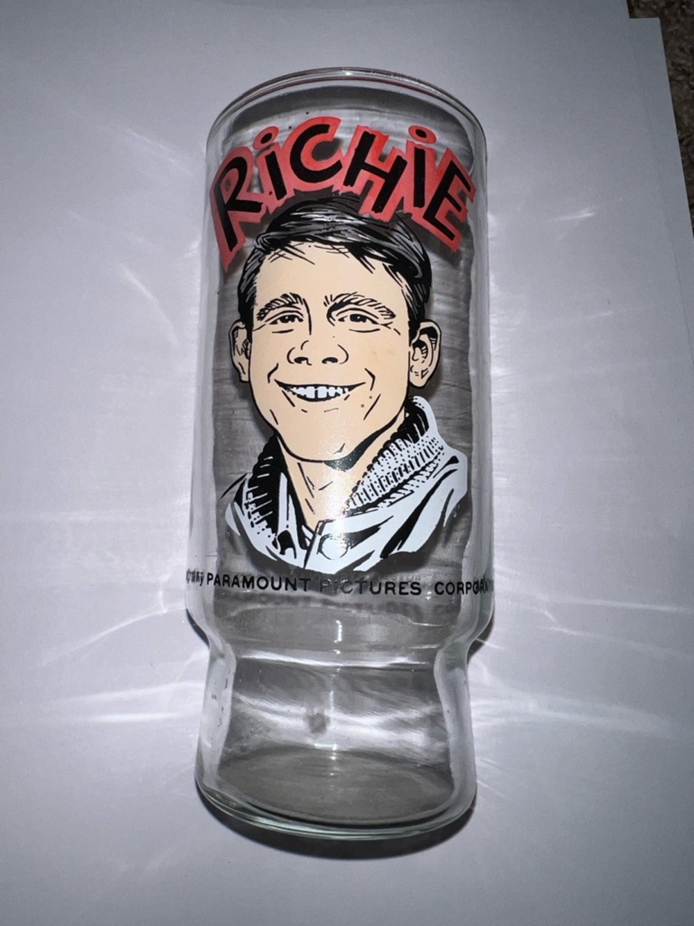 Richie Vintage Paramount Pictures Collector Glass - Happy Days Collection